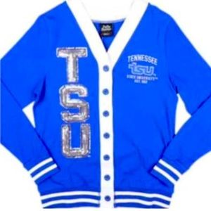 New Tennessee State University cardigan, HBCU Cardigan, Varsity Sweater